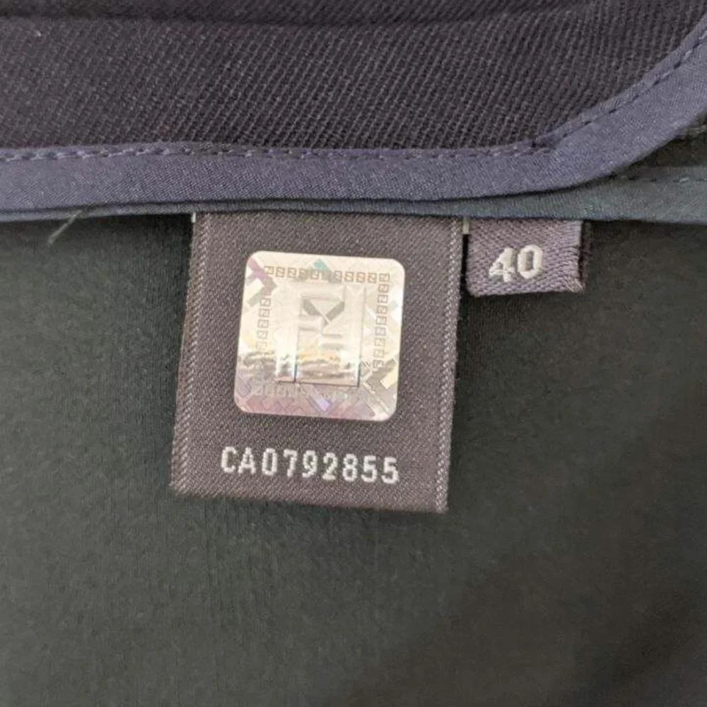 Fendi Pleated Inset A-Line Skirt - sz 40(IT) - Picture 7 of 7